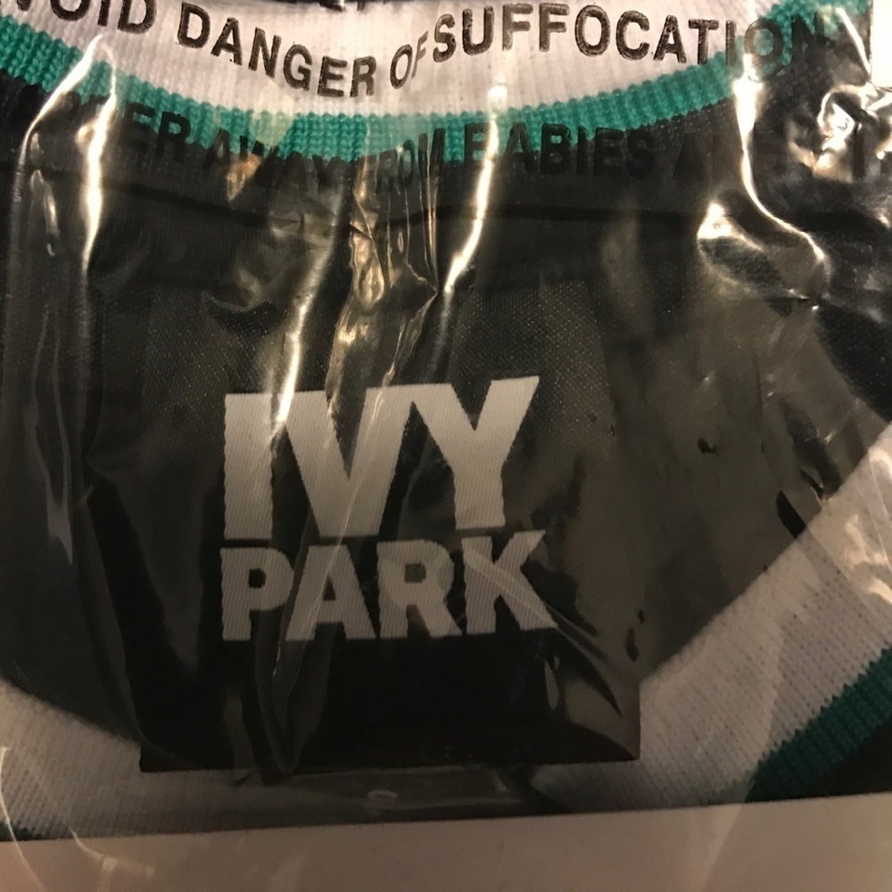 Ivy Park Stripe Trim Logo Bodysuit - Picture 6 of 8